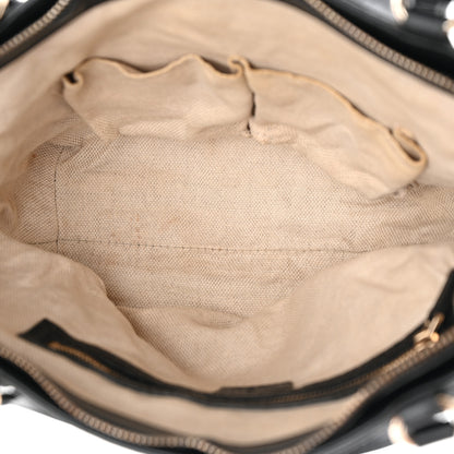 Gucci Pebbled Calfskin Small Soho Top Handle Bag Black 5 of 10