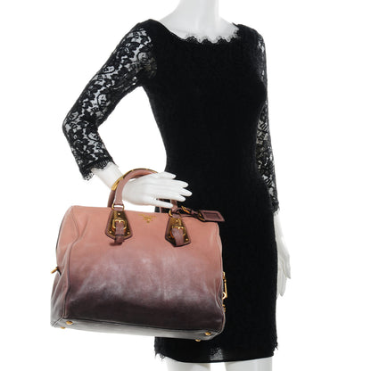 Prada Glace Calfskin Bowler Ardesia Fumo 2 of 10