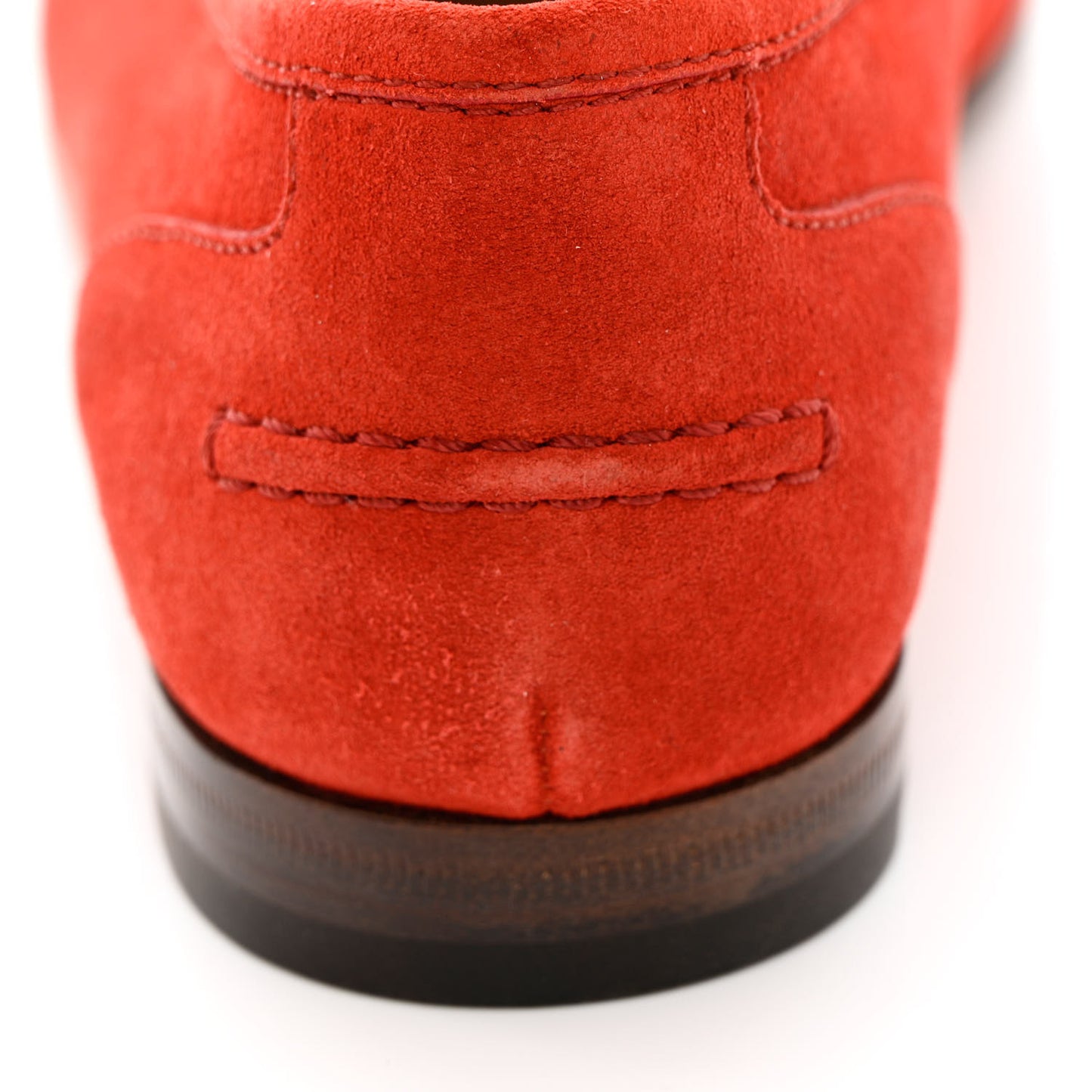 Suede Womens Jordaan Loafers 39 Red