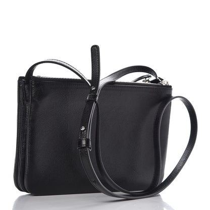 Celine Lambskin Small Trio Crossbody Bag Black 3 of 11