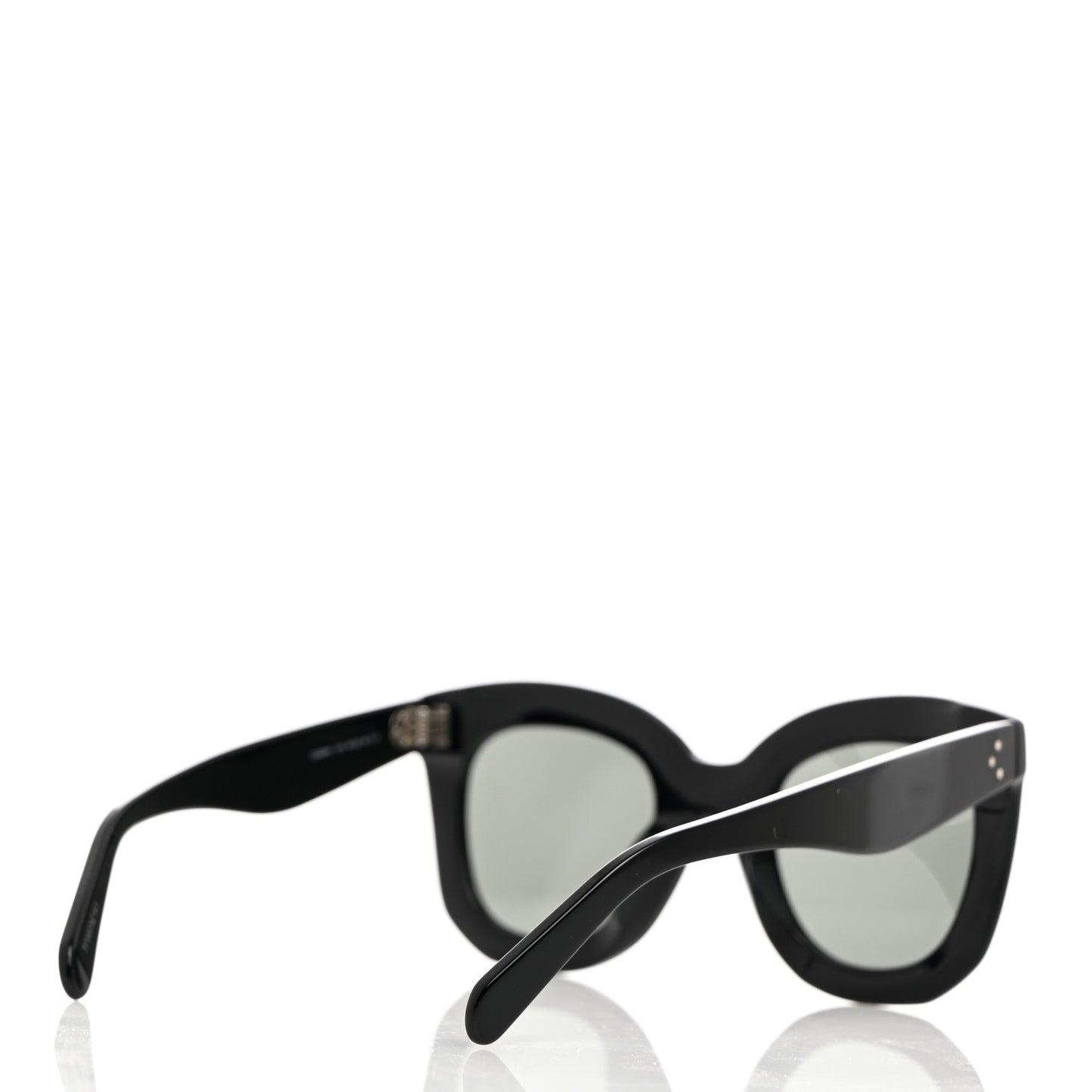 Oversized Round Sunglasses CL4005FN Black