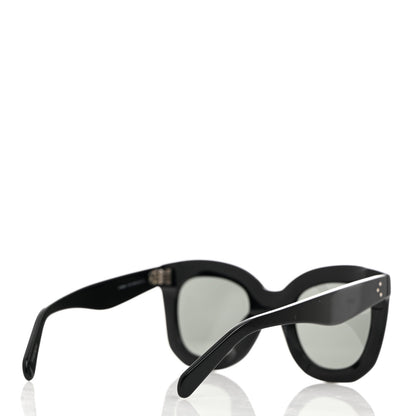 Celine Oversized Round Sunglasses CL4005FN Black 4 of 7
