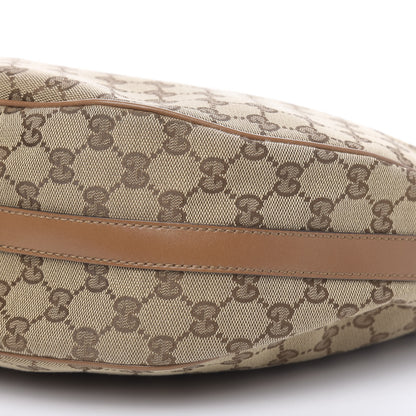 Gucci Monogram Medium GG Twins Hobo Tan 9 of 11