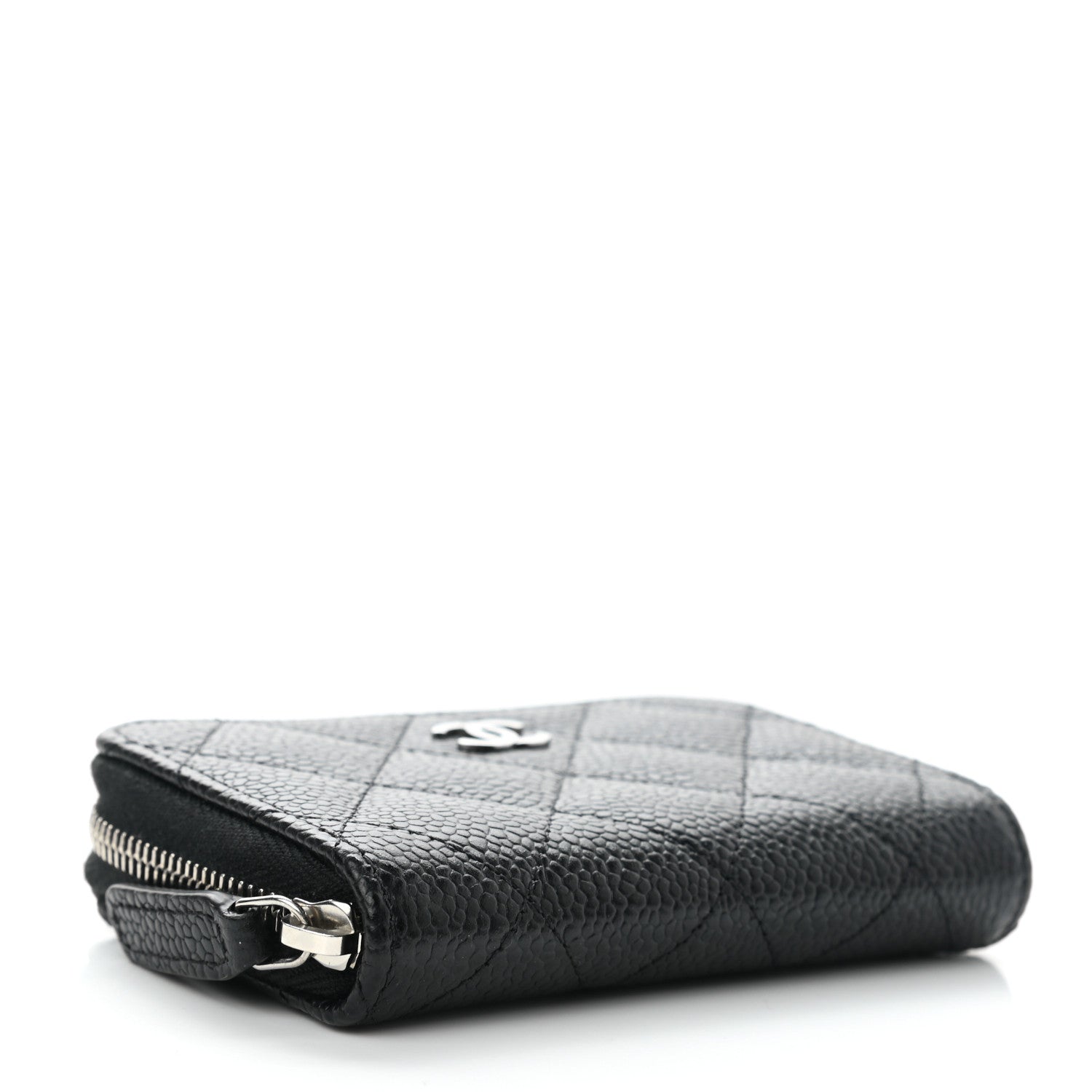 Chanel Caviar Quilted Classic Zipped Coin Purse Black 4 of 8