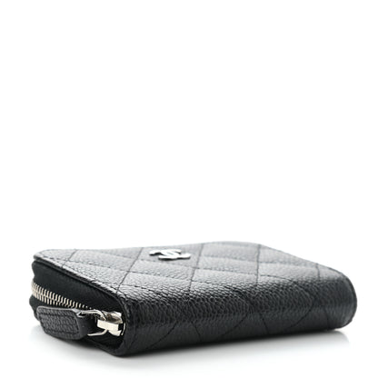 Chanel Caviar Quilted Classic Zipped Coin Purse Black 4 of 8