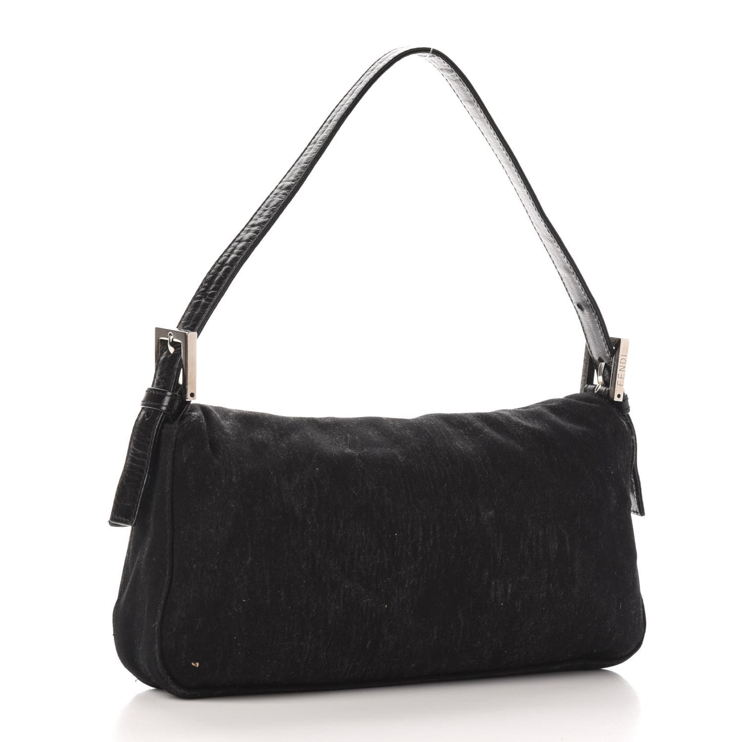 Nylon Baguette Bag Black