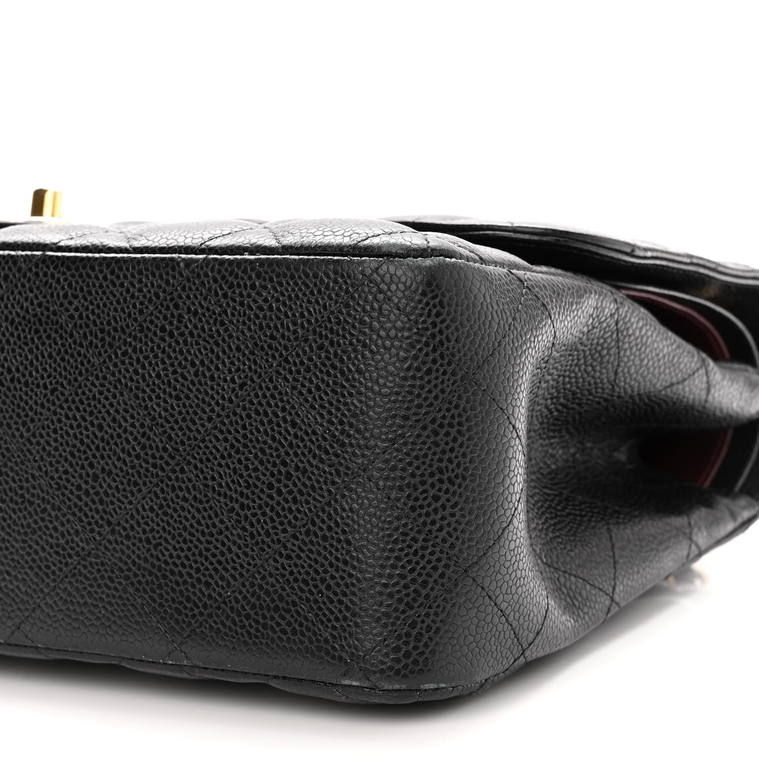 Chanel Caviar Quilted Jumbo Double Flap Black 9 of 12