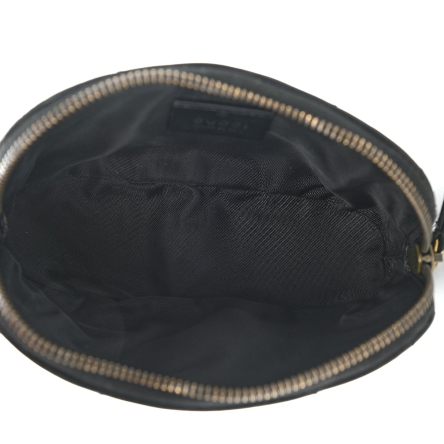 Calfskin Matelasse GG Marmont Pouch Cosmetic Case Black