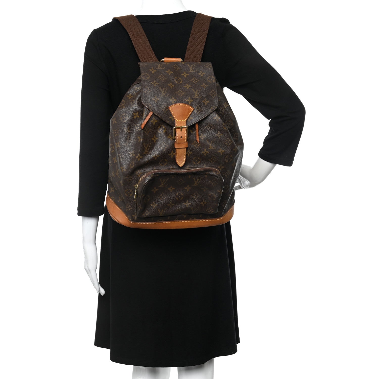 Louis Vuitton Monogram Montsouris GM Backpack 2 of 13
