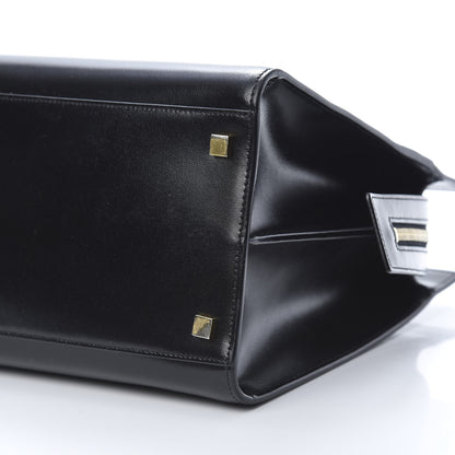 Saint Laurent Shiny Calfskin Medium Uptown Tote Black 10 of 12