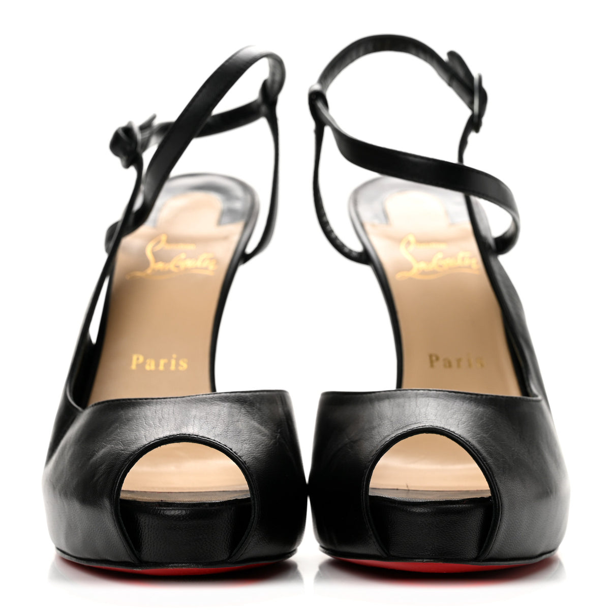 Christian Louboutin Kid Jenlove Alta 120 Pumps 39 Black 3 of 11