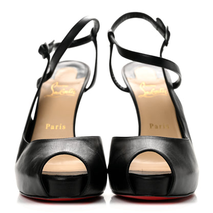 Christian Louboutin Kid Jenlove Alta 120 Pumps 39 Black 3 of 11