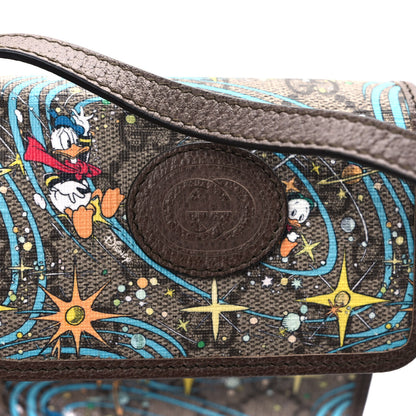 Gucci X DISNEY GG Supreme Monogram Donald Duck Mini Interlocking G Crossbody Bag Beige Multicolor New Acero 6 of 8