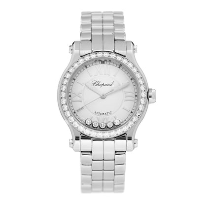 Chopard Stainless Steel Diamond Bezel 30mm Happy Sport Automatic Watch 1 of 5