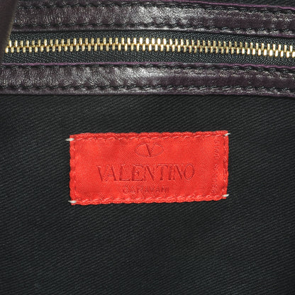 Valentino Garavani Python Large Nuage Hobo Purple 6 of 7