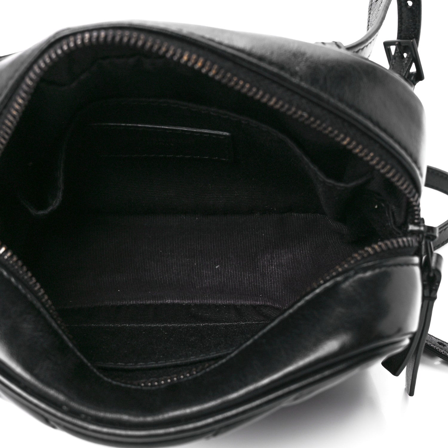Saint Laurent Calfskin Matelasse Monogram Lou Belt Bag Black 5 of 12