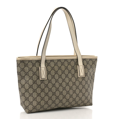 Gucci GG Supreme Monogram Small Joy Tote White 3 of 9