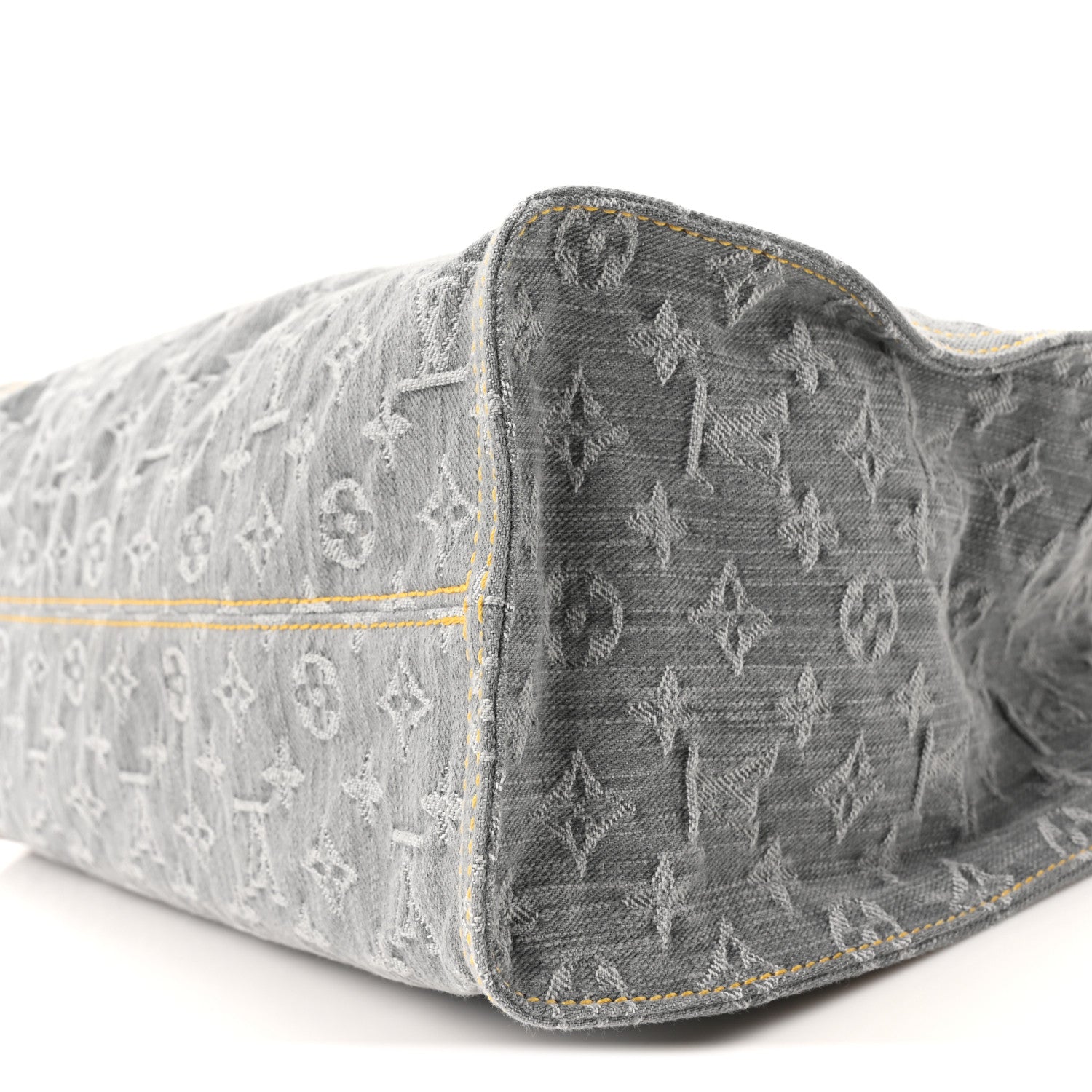 Louis Vuitton Monogram Denim Onthego MM Washed Gray 9 of 10