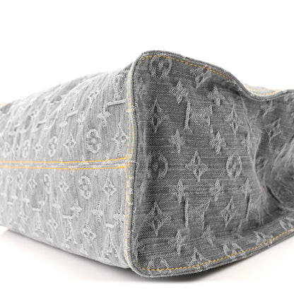 Louis Vuitton Monogram Denim Onthego MM Washed Gray 9 of 10