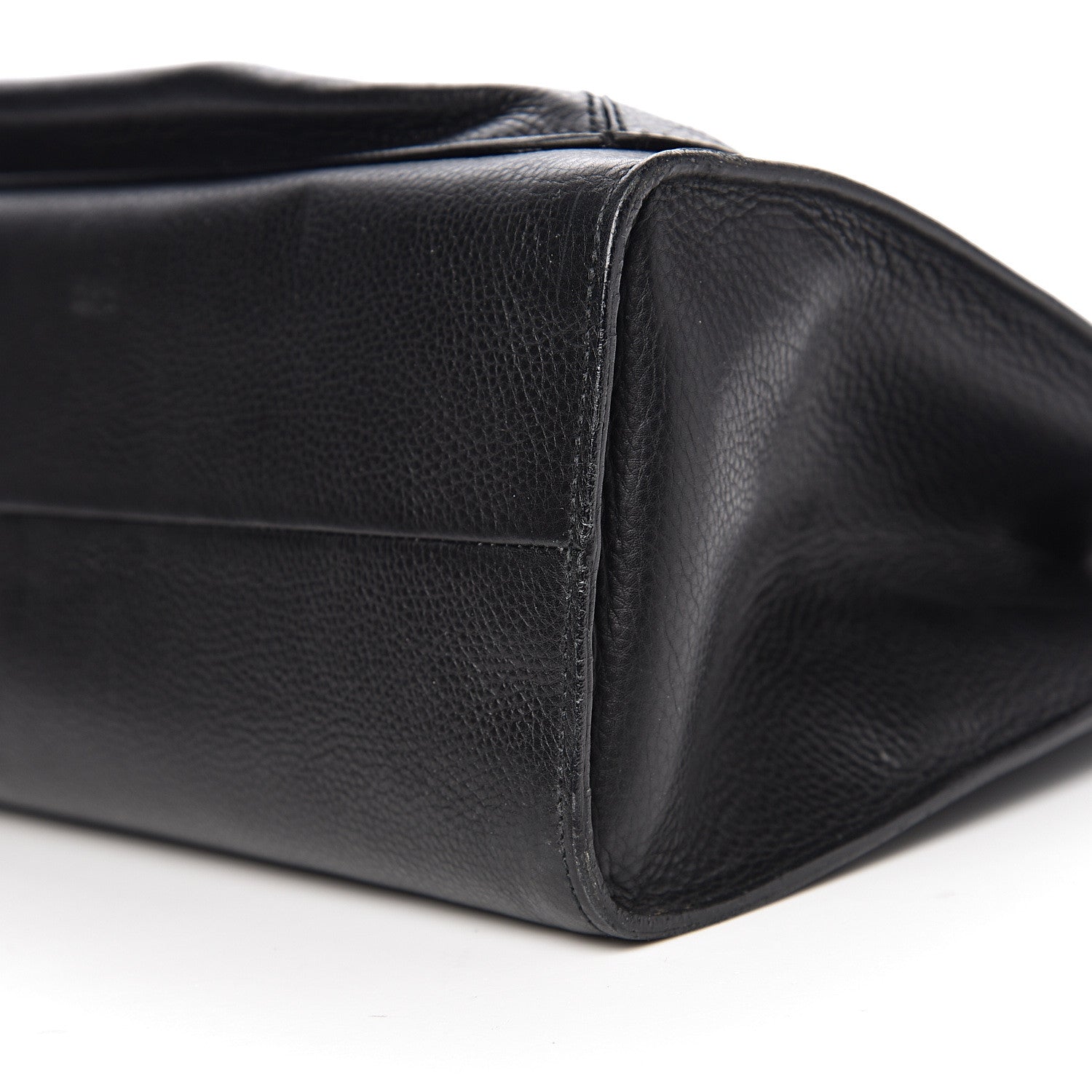 Gucci Calfskin Bamboo Handle Tote Black 8 of 10