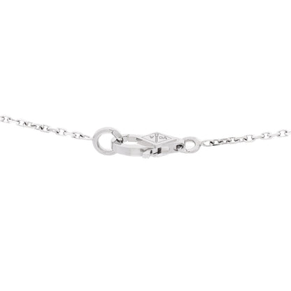 Van Cleef & Arpels 18K White Gold Diamond Sweet Alhambra Pendant Necklace 4 of 7
