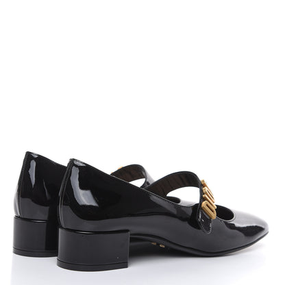Christian Dior Patent Baby-D Ballet Pumps 39.5 Black 4 of 9