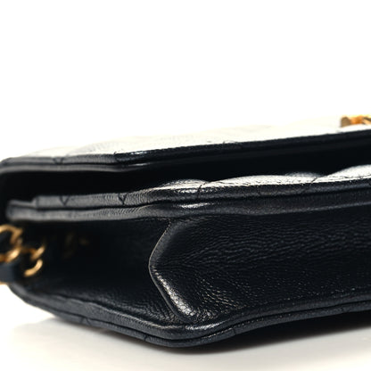 Chanel Pearly Caviar Quilted Fit For You Wallet On Chain WOC Black 8 of 12