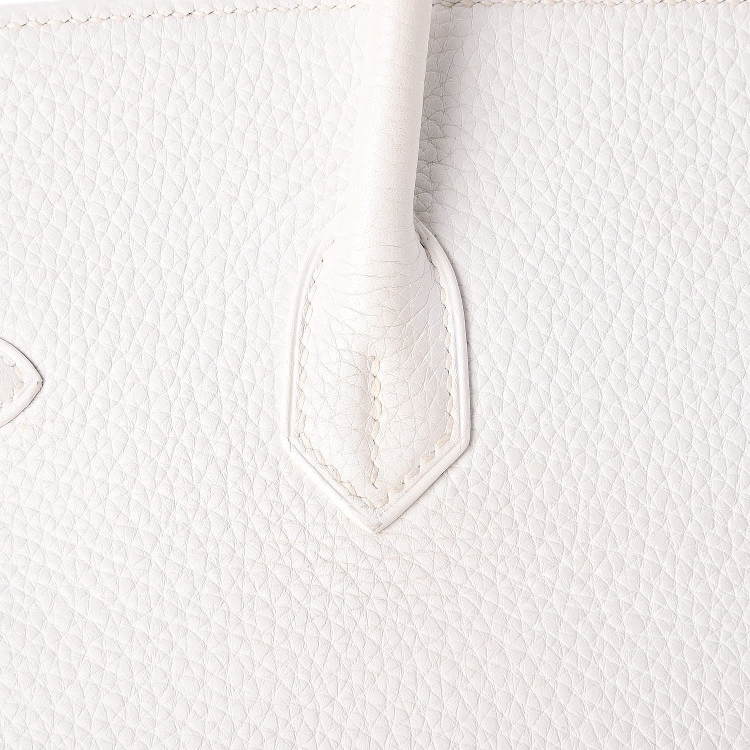 Hermes Taurillon Clemence Birkin 35 White 28 of 33