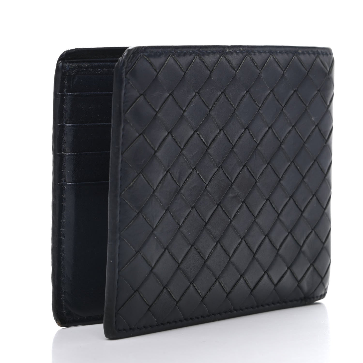 Bottega Veneta Nappa Intrecciato Bi-Fold Wallet Black 3 of 6