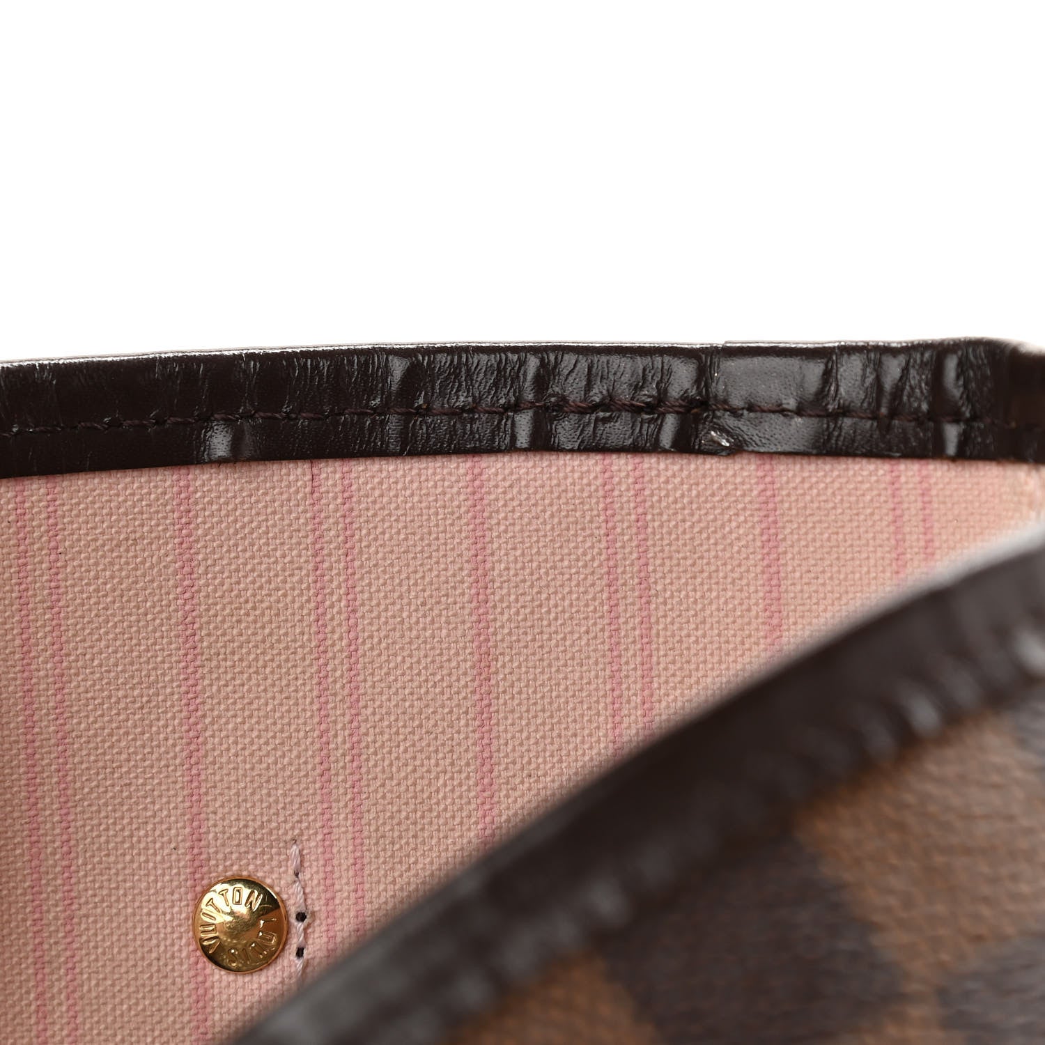 Louis Vuitton Damier Ebene Neo Neverfull MM Rose Ballerine 14 of 15