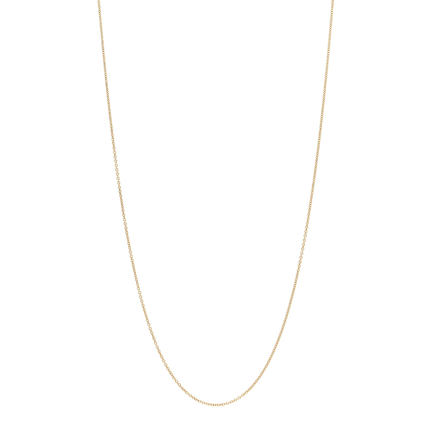 Tiffany 18K Yellow Gold Chain Necklace 18" 1 of 4