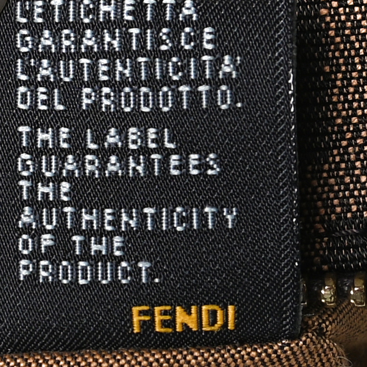 Fendi Zucca Medium Chef Shopper Tote Tobacco 9 of 22