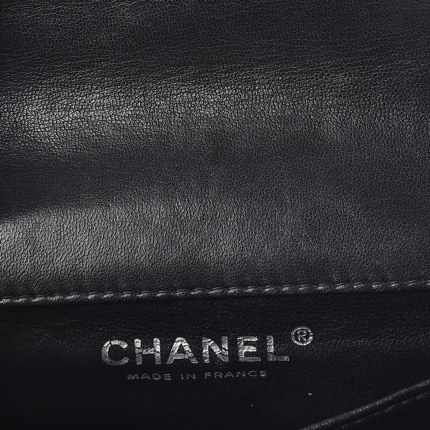 Lambskin Quilted Extra Mini Rectangular Flap Black