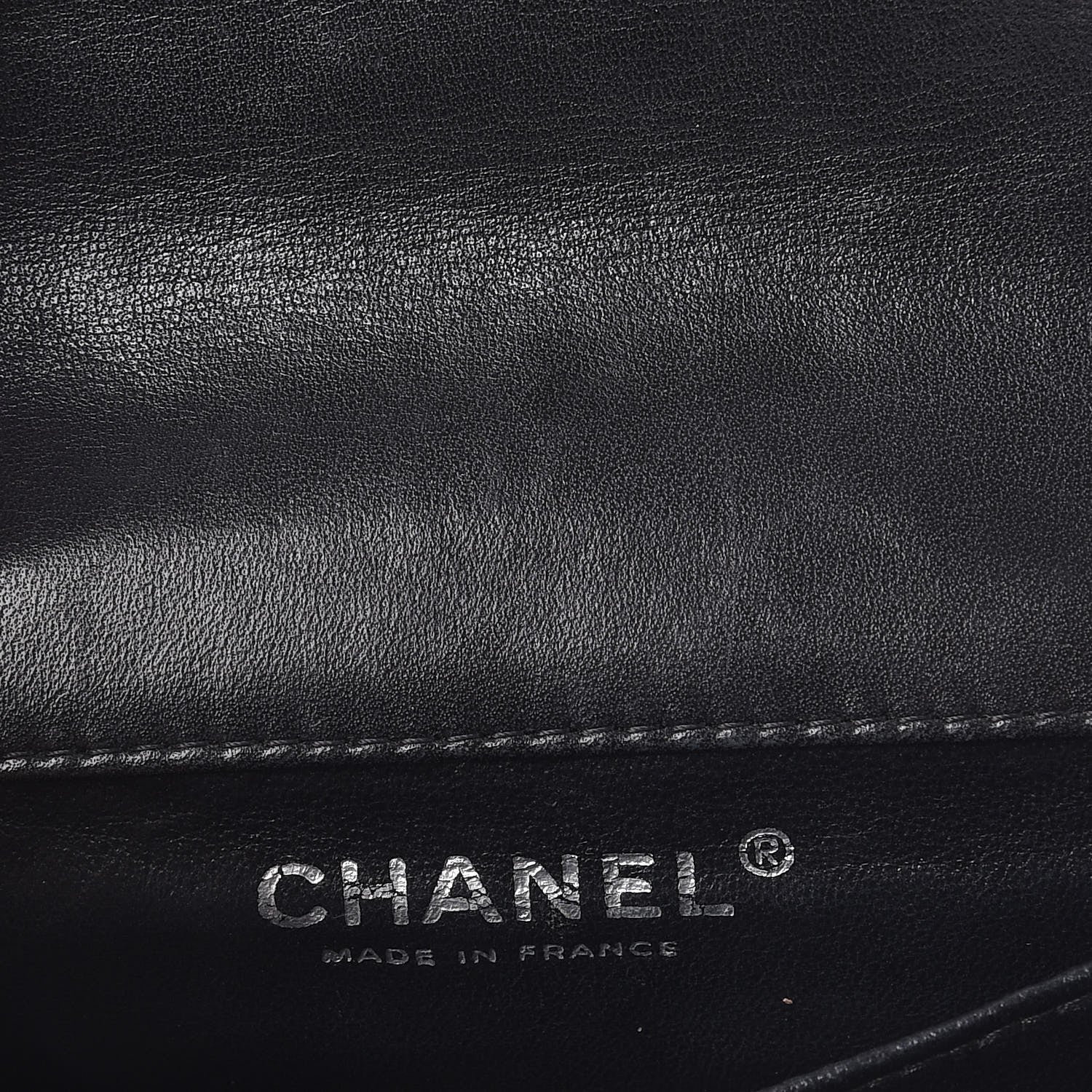 Chanel Lambskin Quilted Extra Mini Rectangular Flap Black 7 of 17
