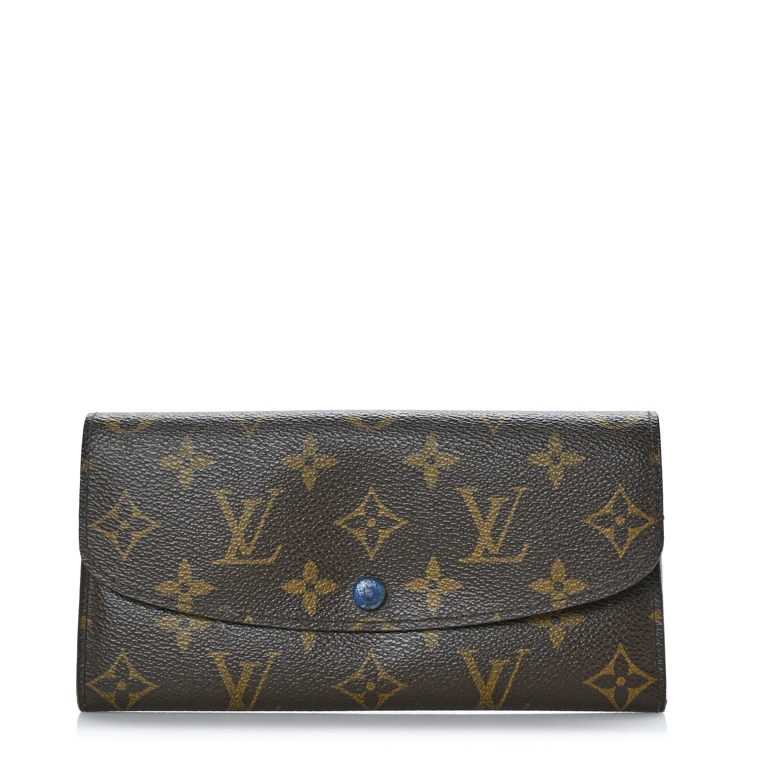Louis Vuitton Monogram Emilie Wallet Blue 1 of 11