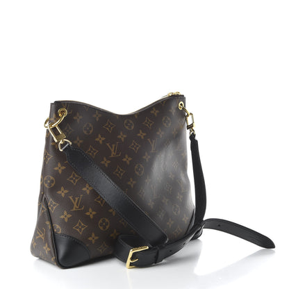 Louis Vuitton Monogram Odeon MM Black 3 of 9
