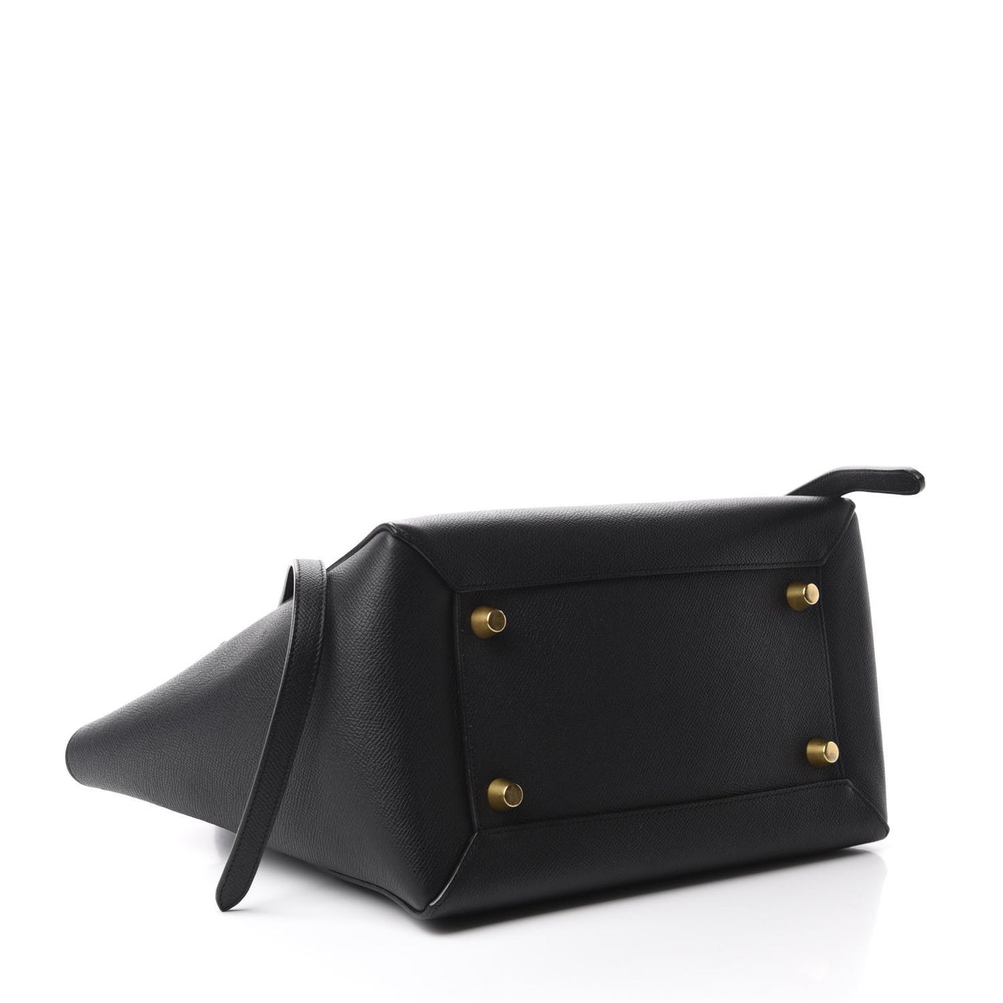 Grained Calfskin Mini Belt Bag Black