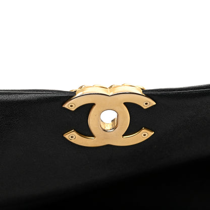 Chanel Goatskin Quilted Large Chanel 19 Flap Black 23 of 33