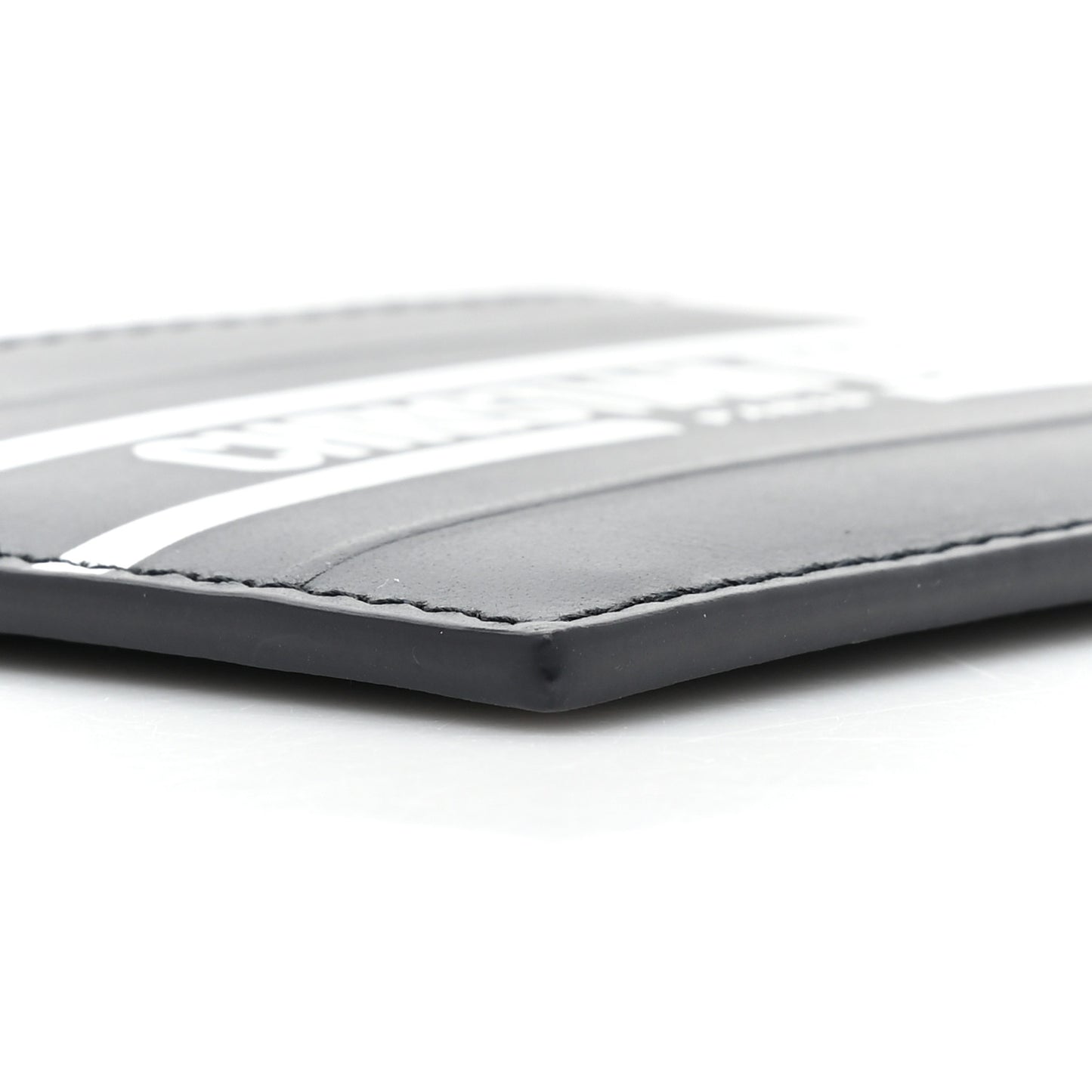 Calfskin Vibe Card Holder Blue White