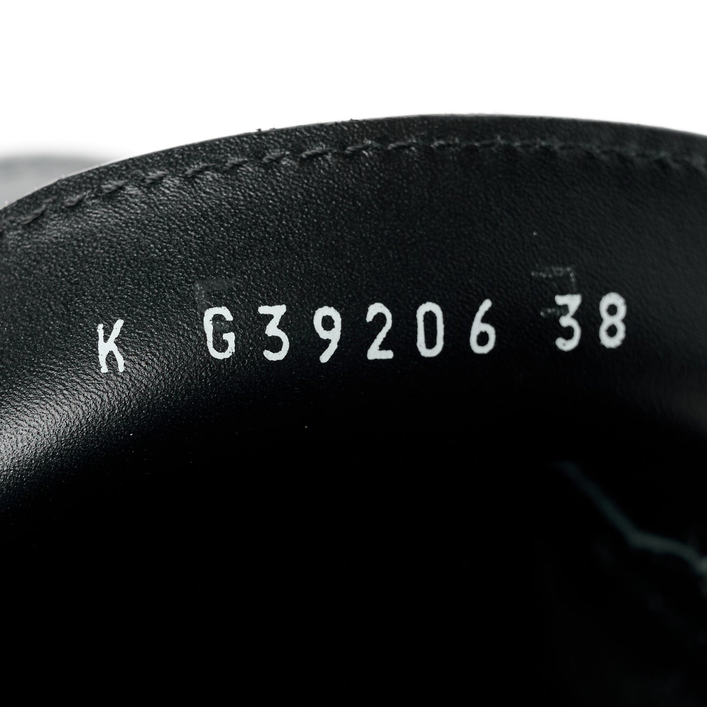 Calfskin CC Platform Loafers 38 Black