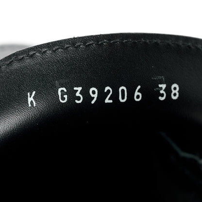 Chanel Calfskin CC Platform Loafers 38 Black 9 of 10