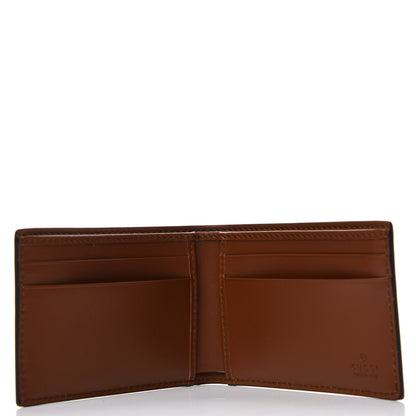 Gucci Plutone Calfskin Logo Bi-Fold Wallet Cuir 5 of 7