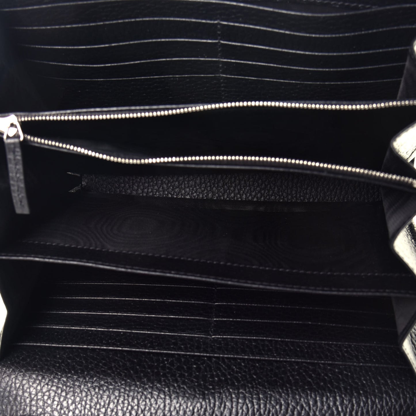 Calfskin Mini Dionysus Chain Wallet Black