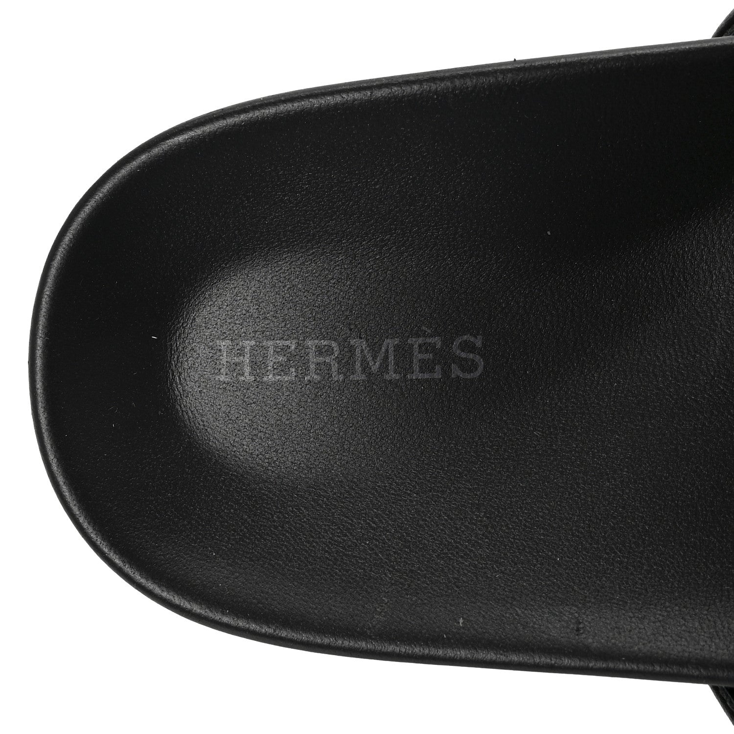 Hermes Calfskin Womens Empire Sandals 37.5 Black 8 of 8