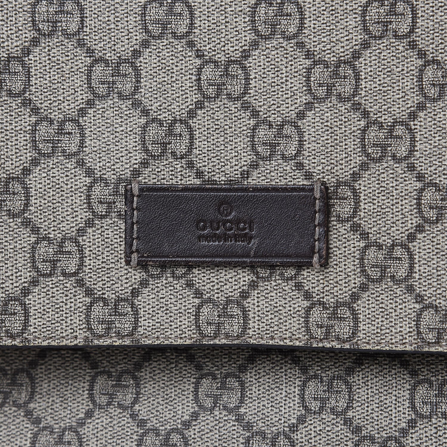 Gucci GG Plus Monogram Messenger Diaper Bag Dark Brown 15 of 16