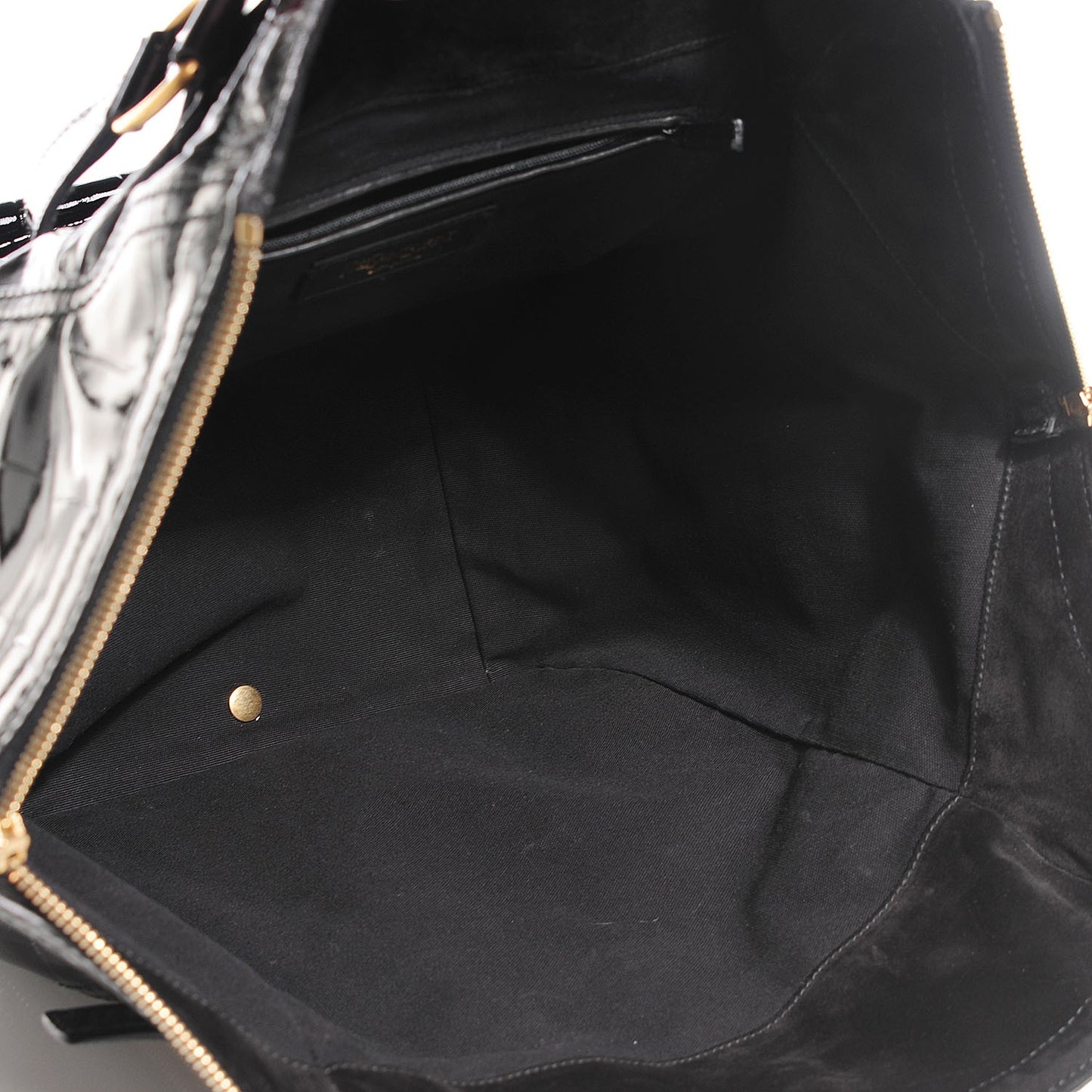 Patent Large Downtown Tote Black