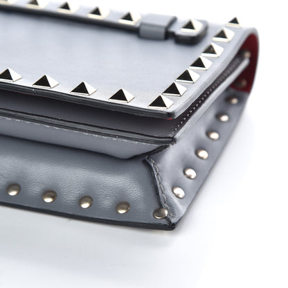 Valentino Garavani Nappa Small Rockstud Wristlet Clutch Light Stone 8 of 8