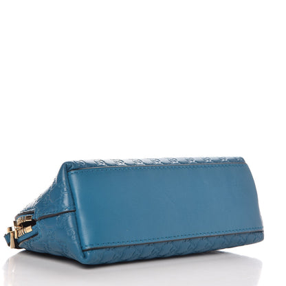 Gucci Soft Microguccissima Cosmetic Case Deep Cobalt 4 of 9