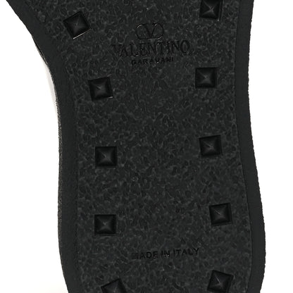 Valentino Garavani Calfskin Rockstud Mens M-Way Single Monk Loafers 42 Black 7 of 10