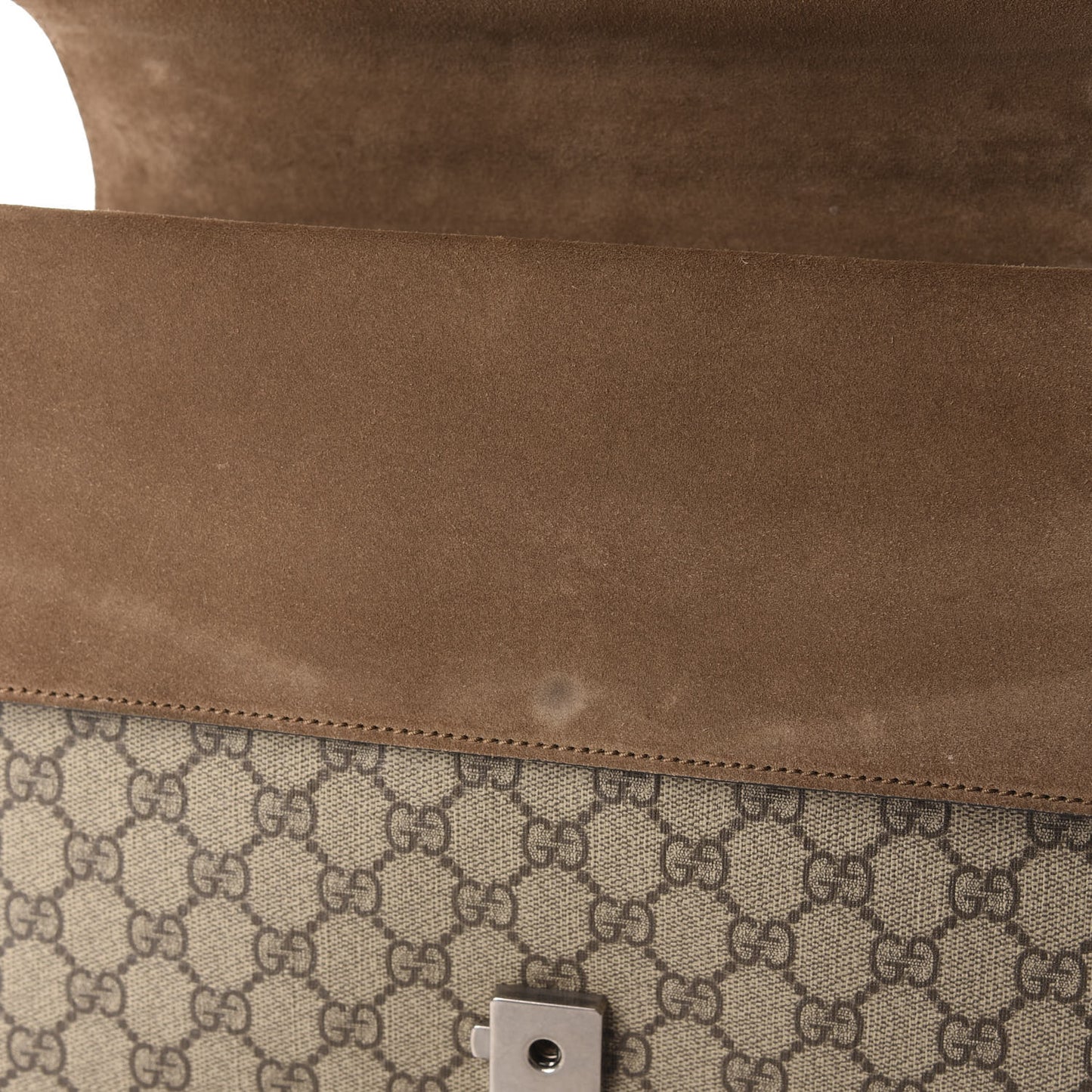 GG Supreme Monogram Medium Dionysus Shoulder Bag Taupe